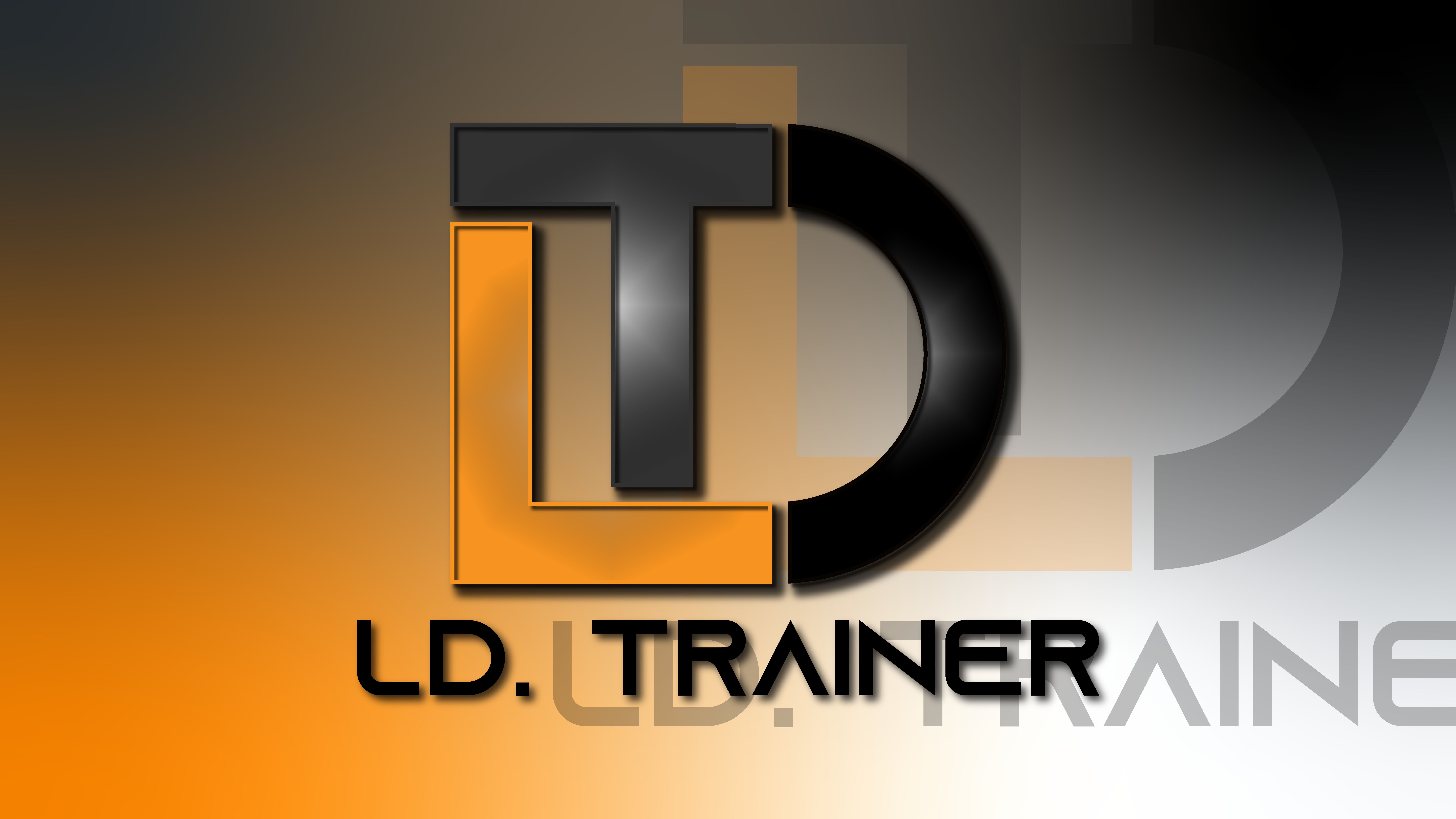 un fond d'écran hd avec le logo ldtrainer